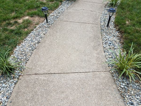 Cement Path Construction in Pearland